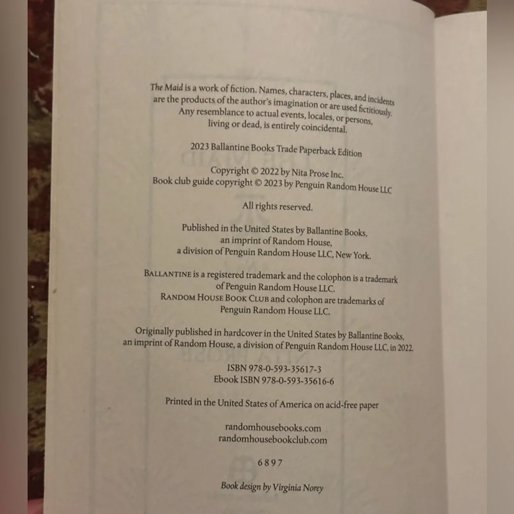 The Maid by Nita Prose - Picture 4 of 4